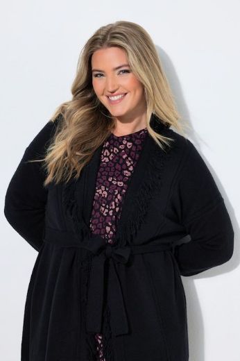 Plus size veliki brojevi Kardigan dužeg kroja za punije