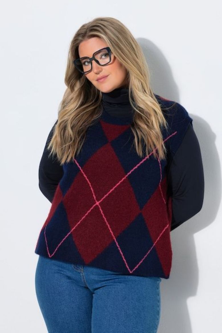 Plus size veliki brojevi Pulover bez rukava za punije