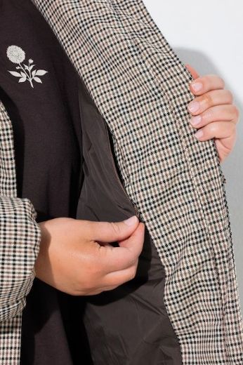 Plus size veliki brojevi Jakna dužeg A kroja za punije