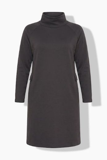 Plus size veliki brojevi Haljina midi dugih rukava za punije