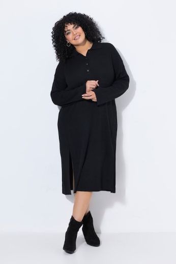 Plus size veliki brojevi Haljina maxi dugih rukava za punije