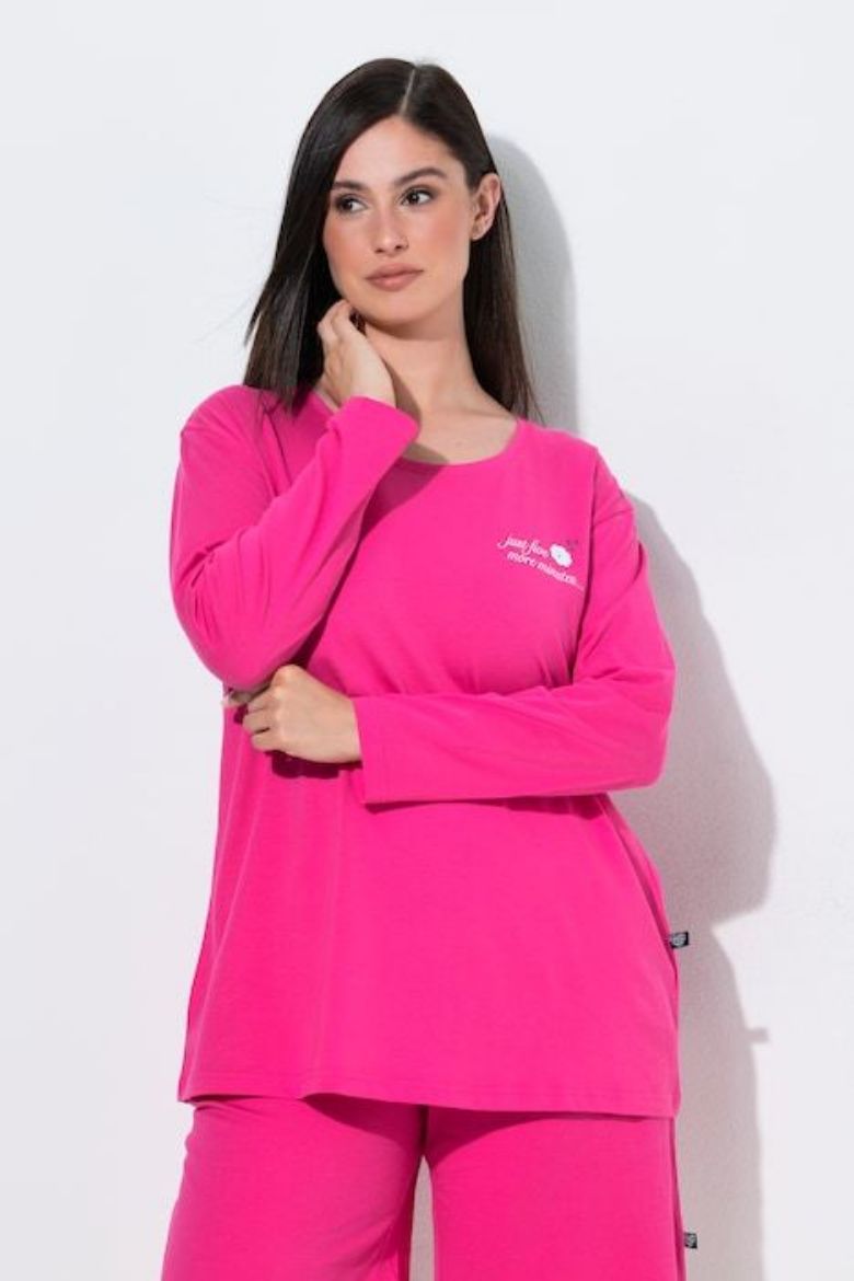 Plus size veliki brojevi Pidžama dugih rukava gornji dio za punije