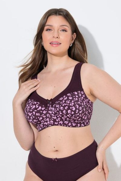 Veliki brojevi Grudnjak s leopard uzorkom moda za punije