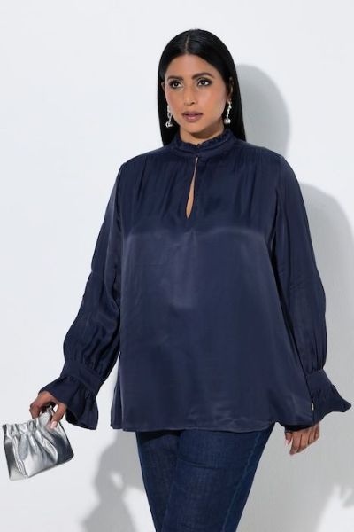 Veliki brojevi Bluza dugih rukava moda za punije