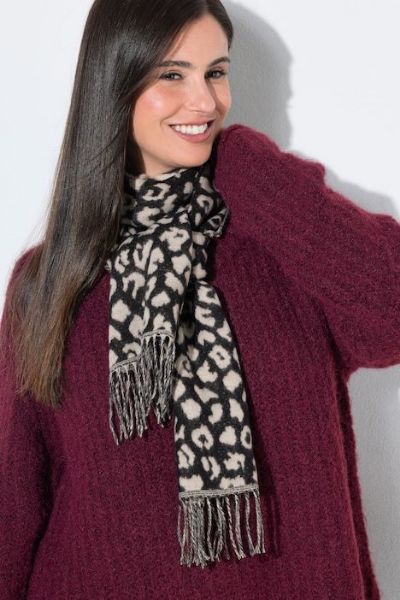 Veliki brojevi Šal s leopard uzorkom moda za punije