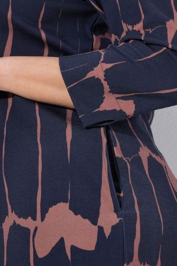 Plus size veliki brojevi Haljna midi 3/4 rukava za punije