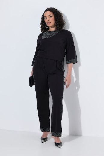 Plus size veliki brojevi Hlače svečane širokih nogavica za punije