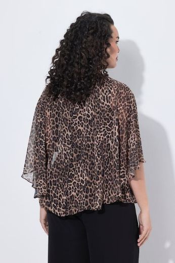 Plus size veliki brojevi Bluza 3/4 rukava V ovratnika za punije