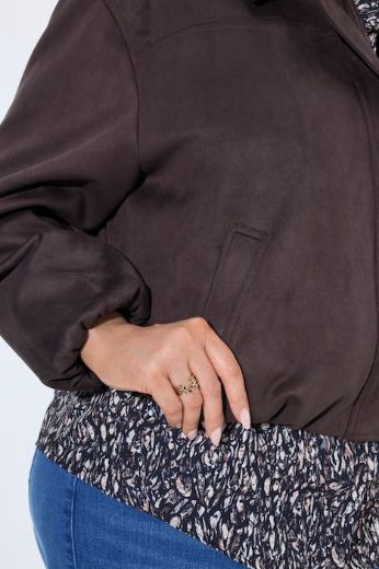 Plus size veliki brojevi Jakna kraćeg kroja za punije