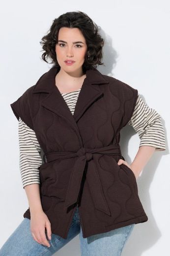 Plus size veliki brojevi Prsluk na vezanje za punije