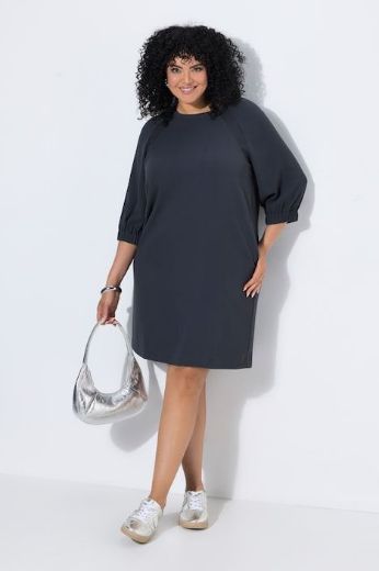 Plus size veliki brojevi Haljina midi 3/4 rukava za punije