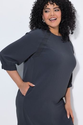 Plus size veliki brojevi Haljina midi 3/4 rukava za punije
