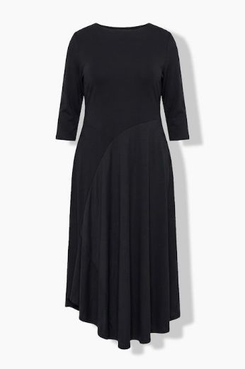 Plus size veliki brojevi Haljina maxi 3/4 rukava za punije