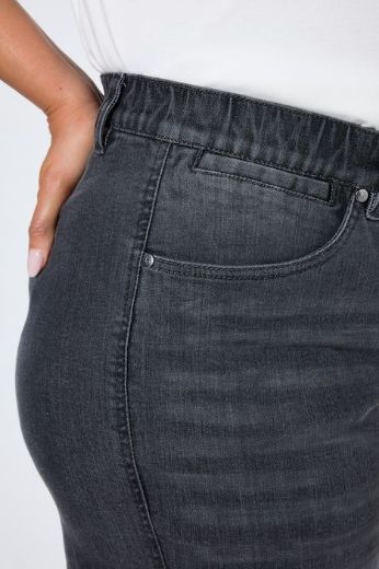 Plus size veliki brojevi Traperice širokih nogavica za punije