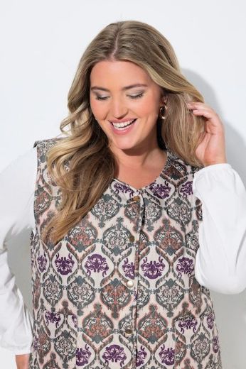Plus size veliki brojevi Prsluk na kopčanje za punije