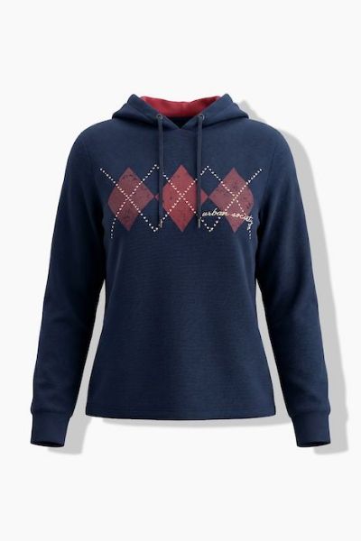Veliki brojevi Majica dugih rukava s kapuljačom moda za punije