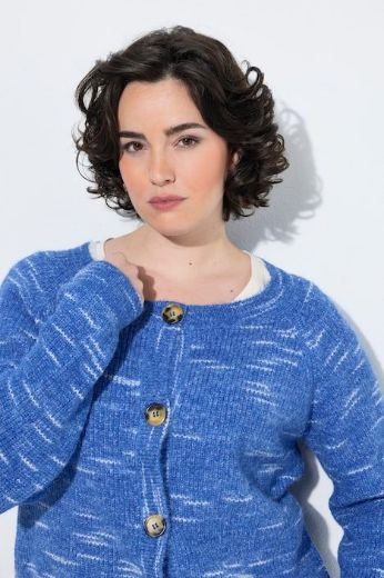 Plus size veliki brojevi Kardigan na kopčanje za punije