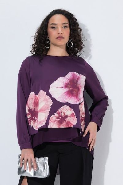Veliki brojevi Bluza dugih rukava moda za punije
