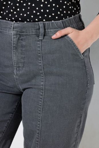 Plus size veliki brojevi Traperice širokih nogavica za punije