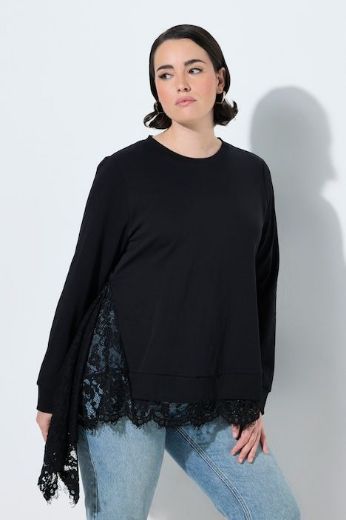 Plus size veliki brojevi Majica dugih rukava asimetrična za punije