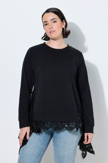 Plus size veliki brojevi Majica dugih rukava asimetrična za punije