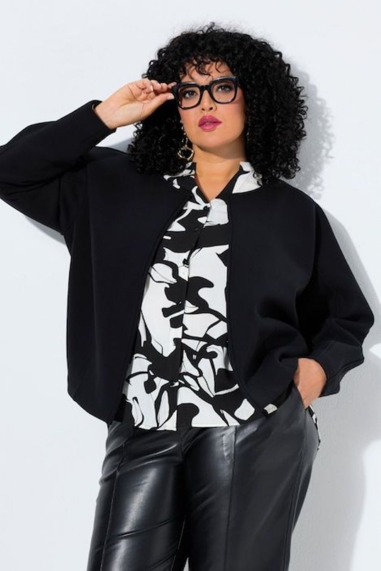 Plus size veliki brojevi Kardigan otvorenog kroja za punije