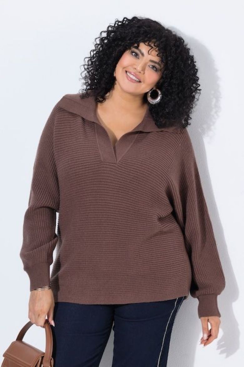 Plus size veliki brojevi Pulover dugih rukava za punije