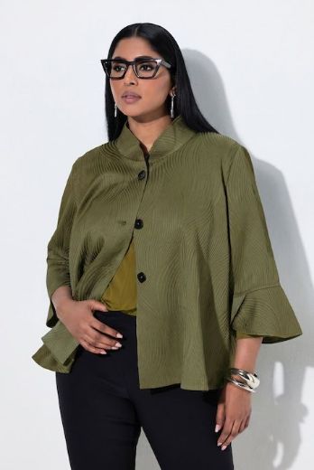 Plus size veliki brojevi Jakna lagana 3/4 rukava za punije