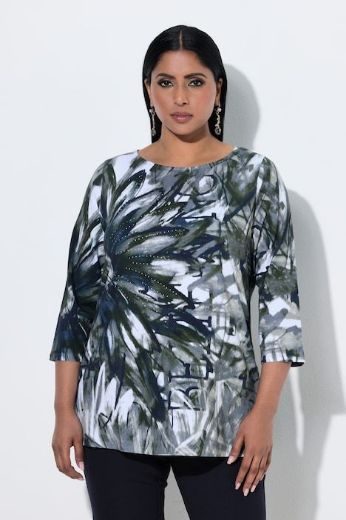 Plus size veliki brojevi Majica 3/4 rukava za punije