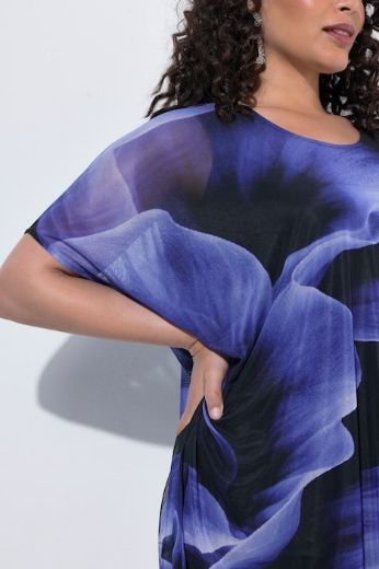 Plus size veliki brojevi Bluza kratkih rukava okruglog ovratnika za punije