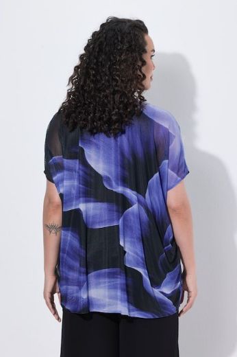 Plus size veliki brojevi Bluza kratkih rukava okruglog ovratnika za punije