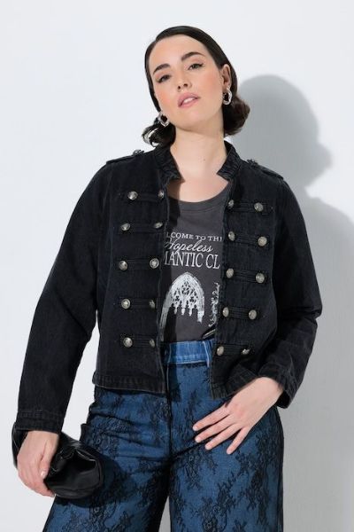 Veliki brojevi Jakna od trapera moda za punije