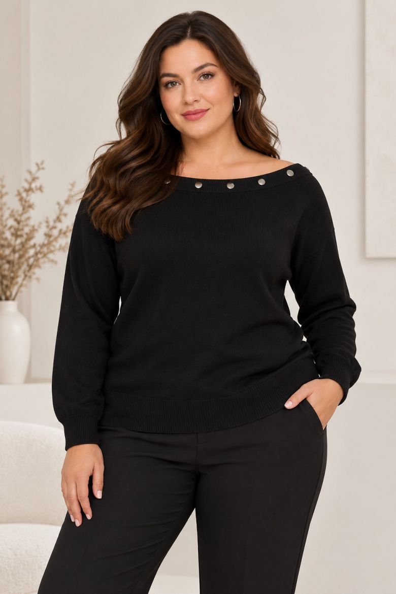 Plus size veliki brojevi Pulover dugih rukava za punije