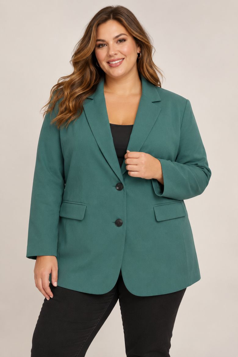 Plus size veliki brojevi Sako šireg kroja za punije