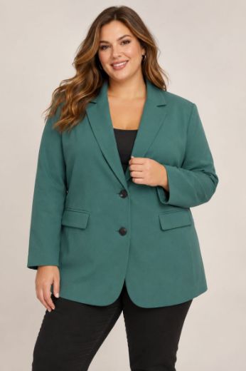 Plus size veliki brojevi Sako šireg kroja za punije