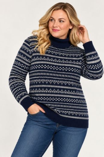 Plus size veliki brojevi Puover povišenog ovratnika za punije