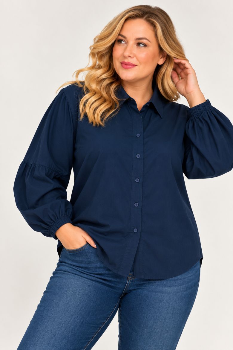Plus size veliki brojevi Bluza dugih rukava za punije