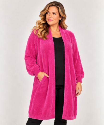 Plus size veliki brojevi Kardigan dužeg kroja za punije
