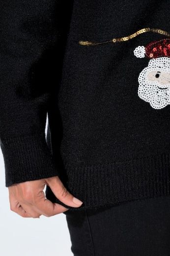 Plus size veliki brojevi Pulover dugih rukava s božićnim motivom za punije