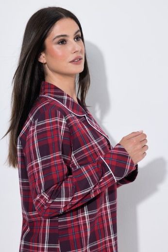 Plus size veliki brojevi Košulja za spavanje od flanela za punije