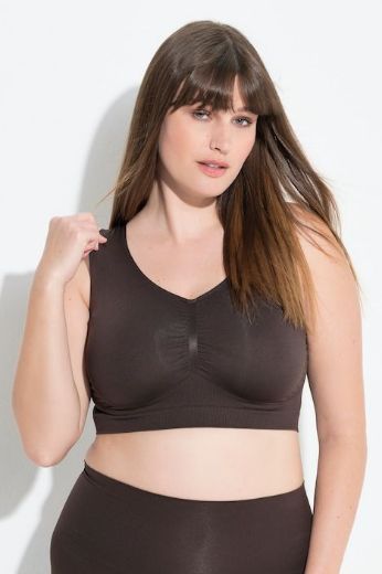 Plus size veliki brojevi Grudnjak bez kopčanja širokih naramenica za punije