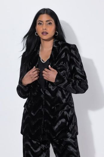Plus size veliki brojevi Sako baršunasti užeg kroja za punije