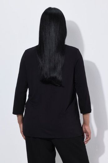Plus size veliki brojevi Majica 3/4 rukava slojevitog izgleda za punije