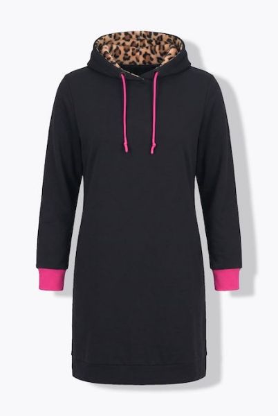 Veliki brojevi Haljina dugih rukava s kapuljačom moda za punije